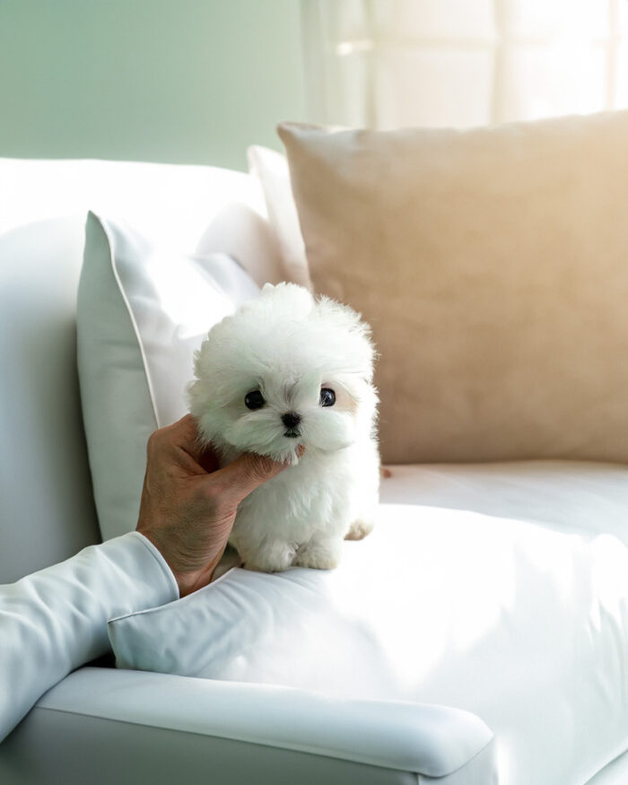 Discover adorable Maltese puppie for sale. Healthy, purebred